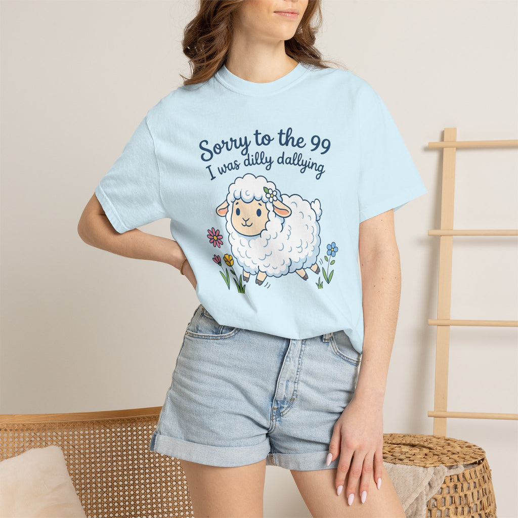Lost Sheep Found  I Was Dilly Dallying Sheep T-Shirt