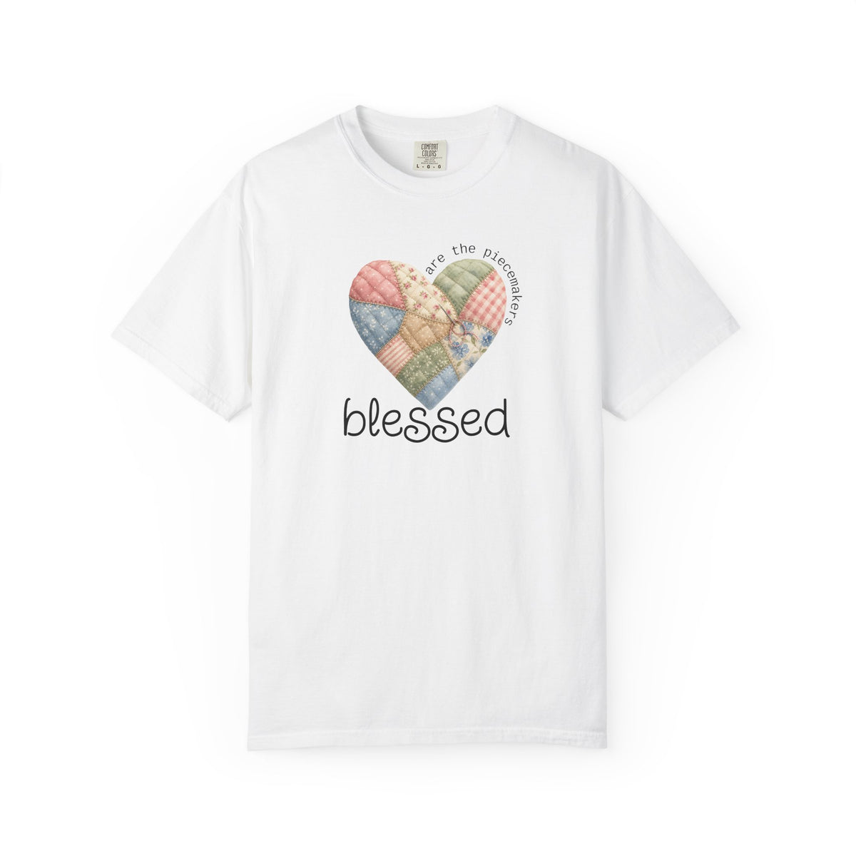 Blessed Patchwork Heart T-Shirt