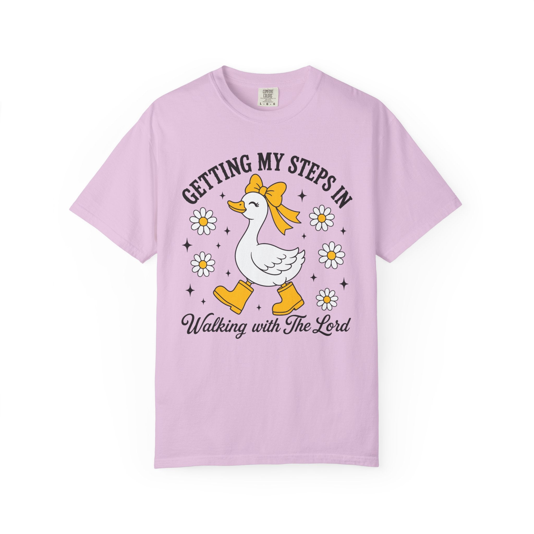 Walking with the Lord duck shirt