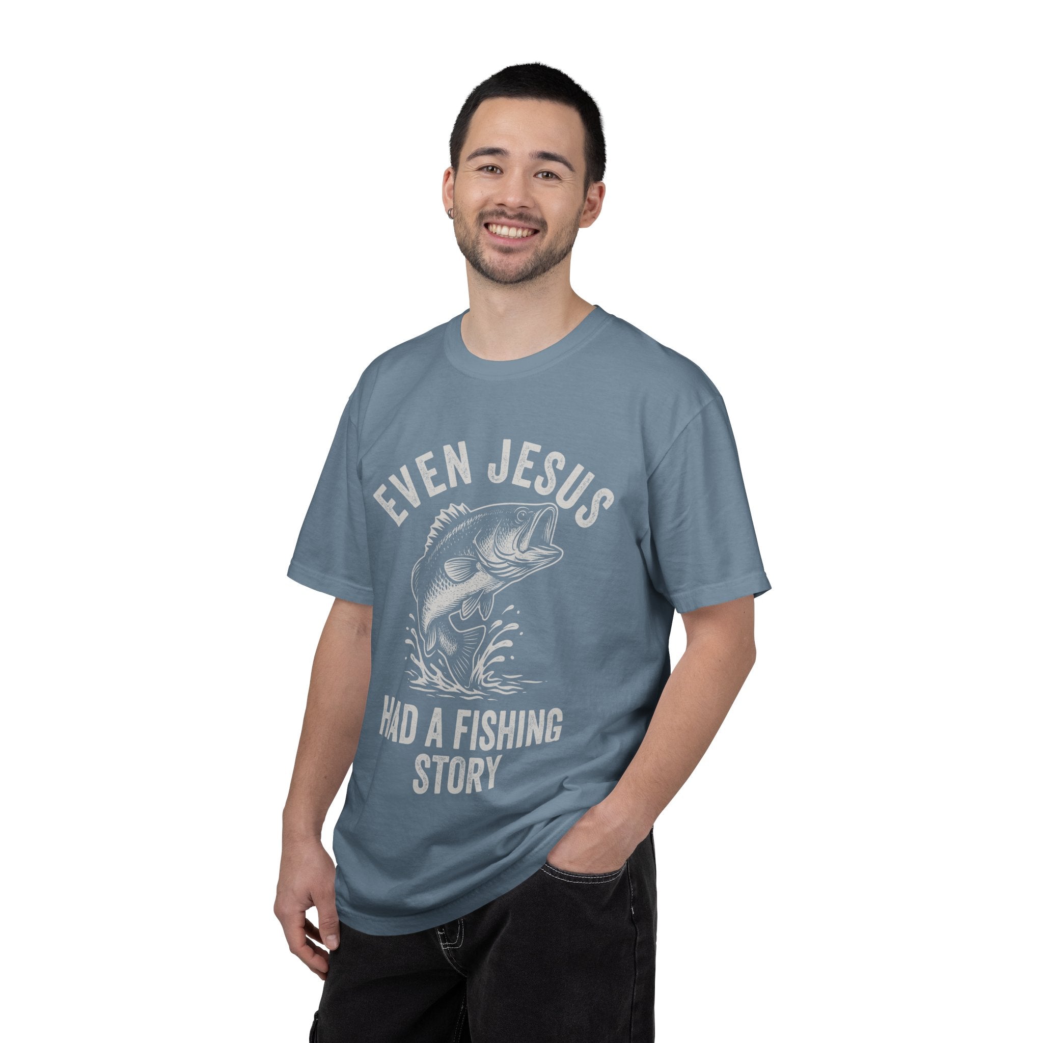 Fishing T-Shirt — "Even Jesus Had a Fishing Story" Christian faith