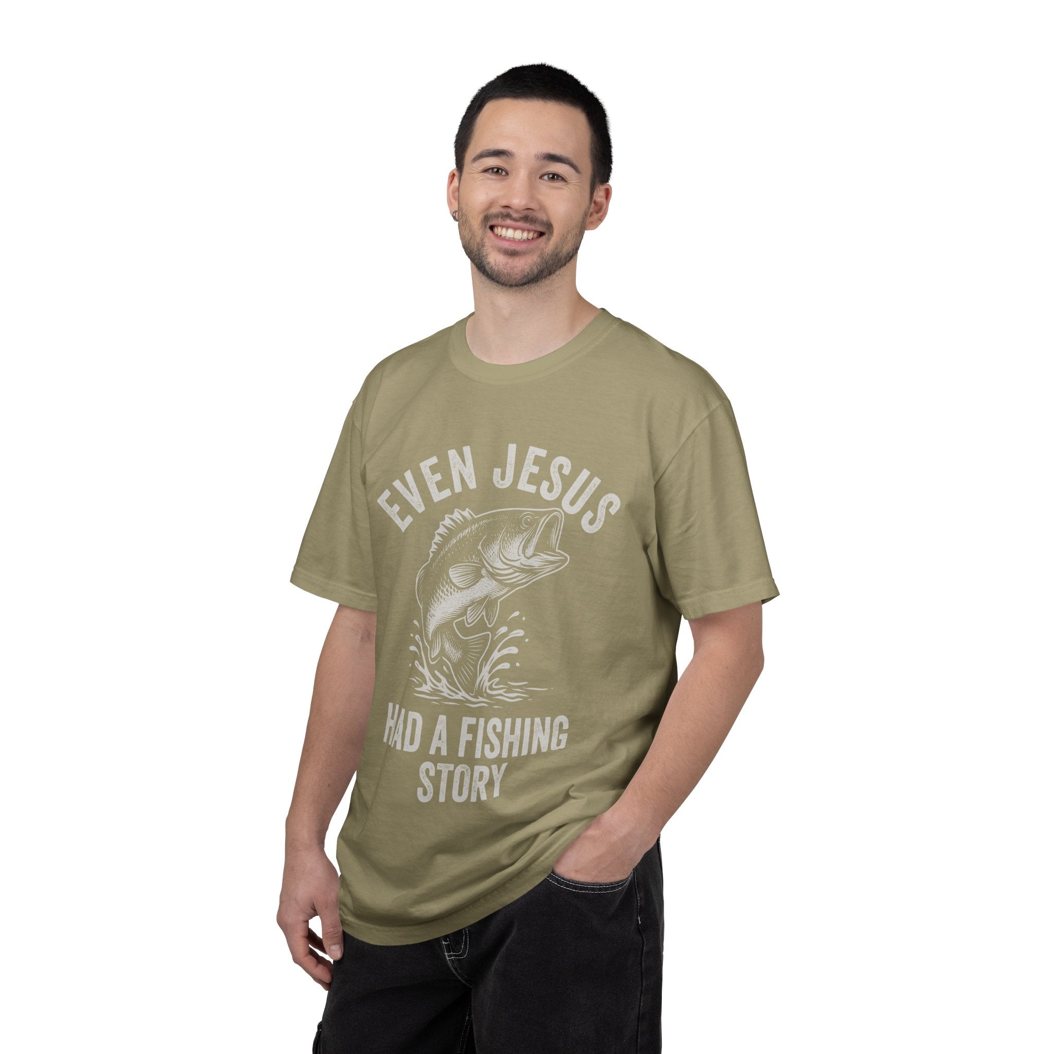 Fishing T-Shirt — "Even Jesus Had a Fishing Story" Christian faith