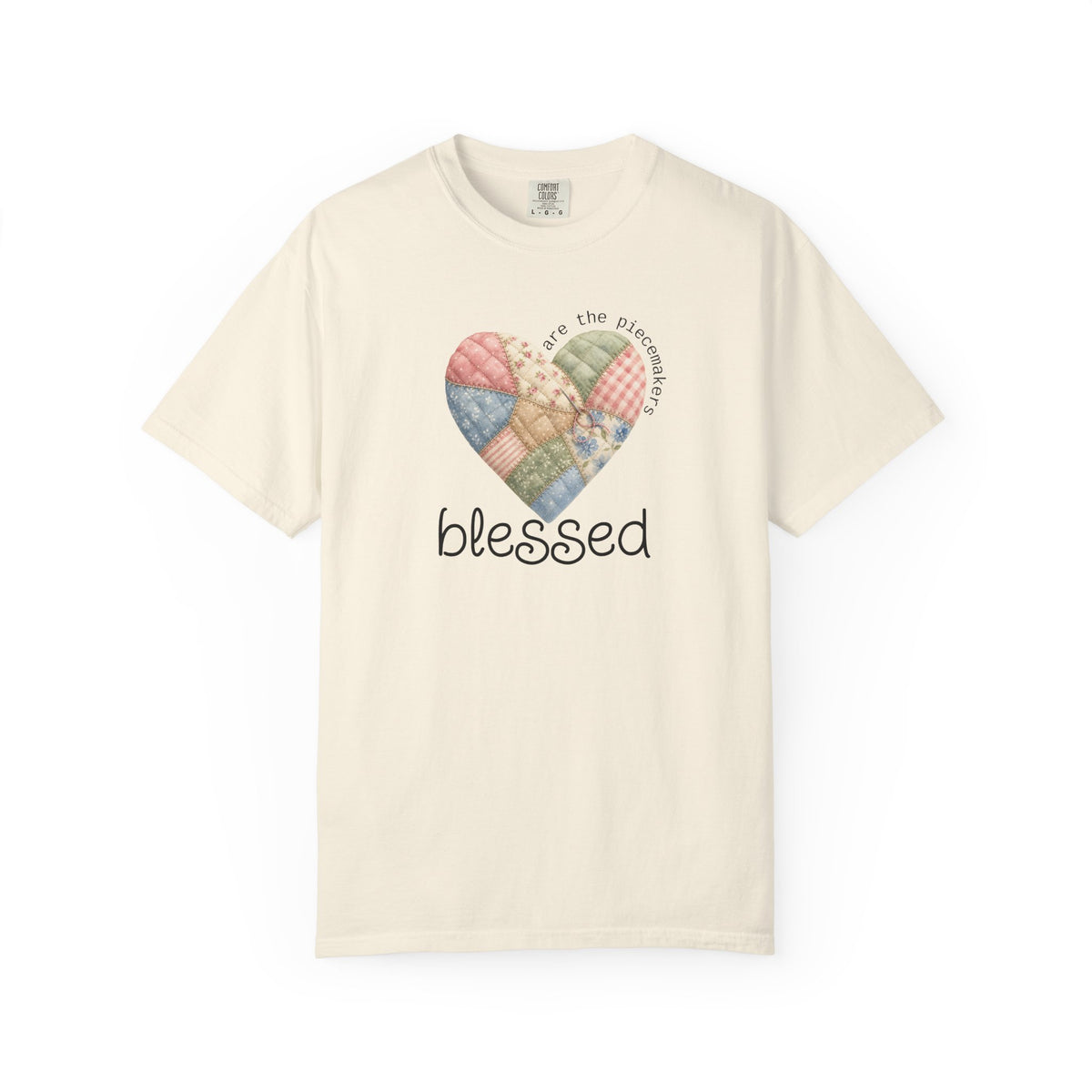 Blessed Patchwork Heart T-Shirt