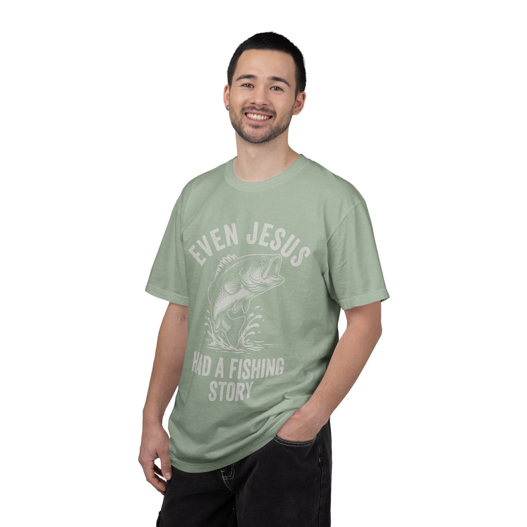 Fishing T-Shirt — "Even Jesus Had a Fishing Story" Christian faith