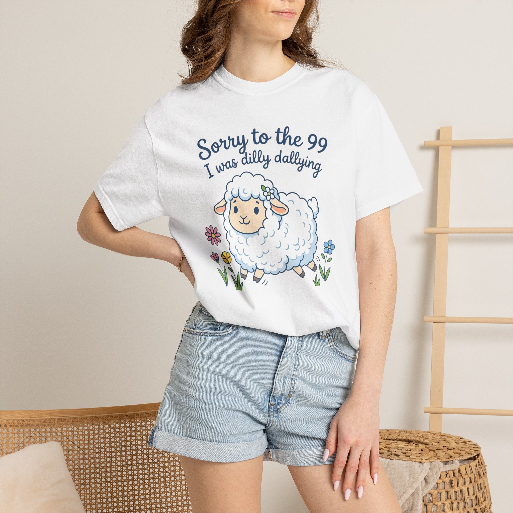 Lost Sheep Found  I Was Dilly Dallying Sheep T-Shirt