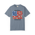 God Bless America Floral Flag T-Shirt