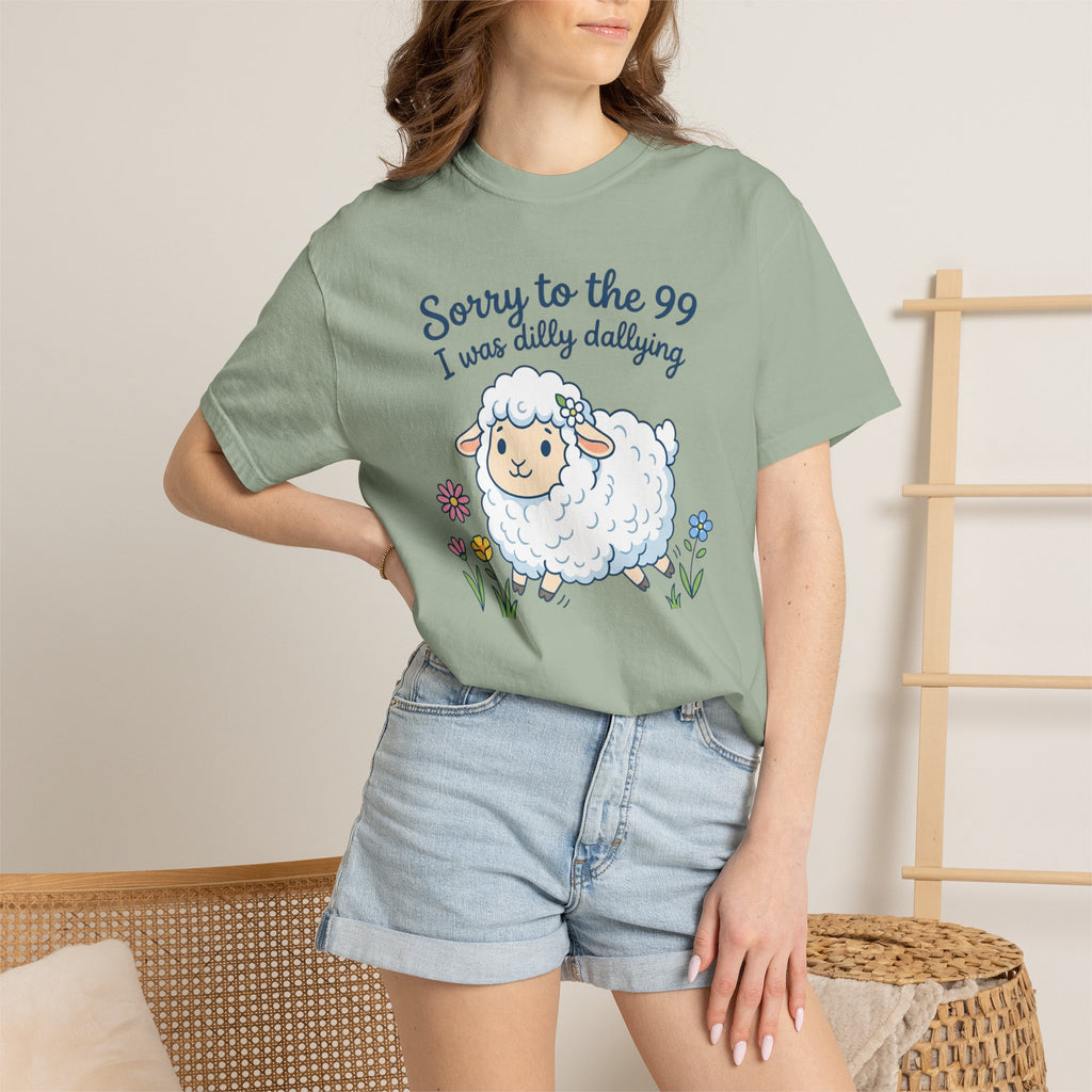 Lost Sheep Found  I Was Dilly Dallying Sheep T-Shirt