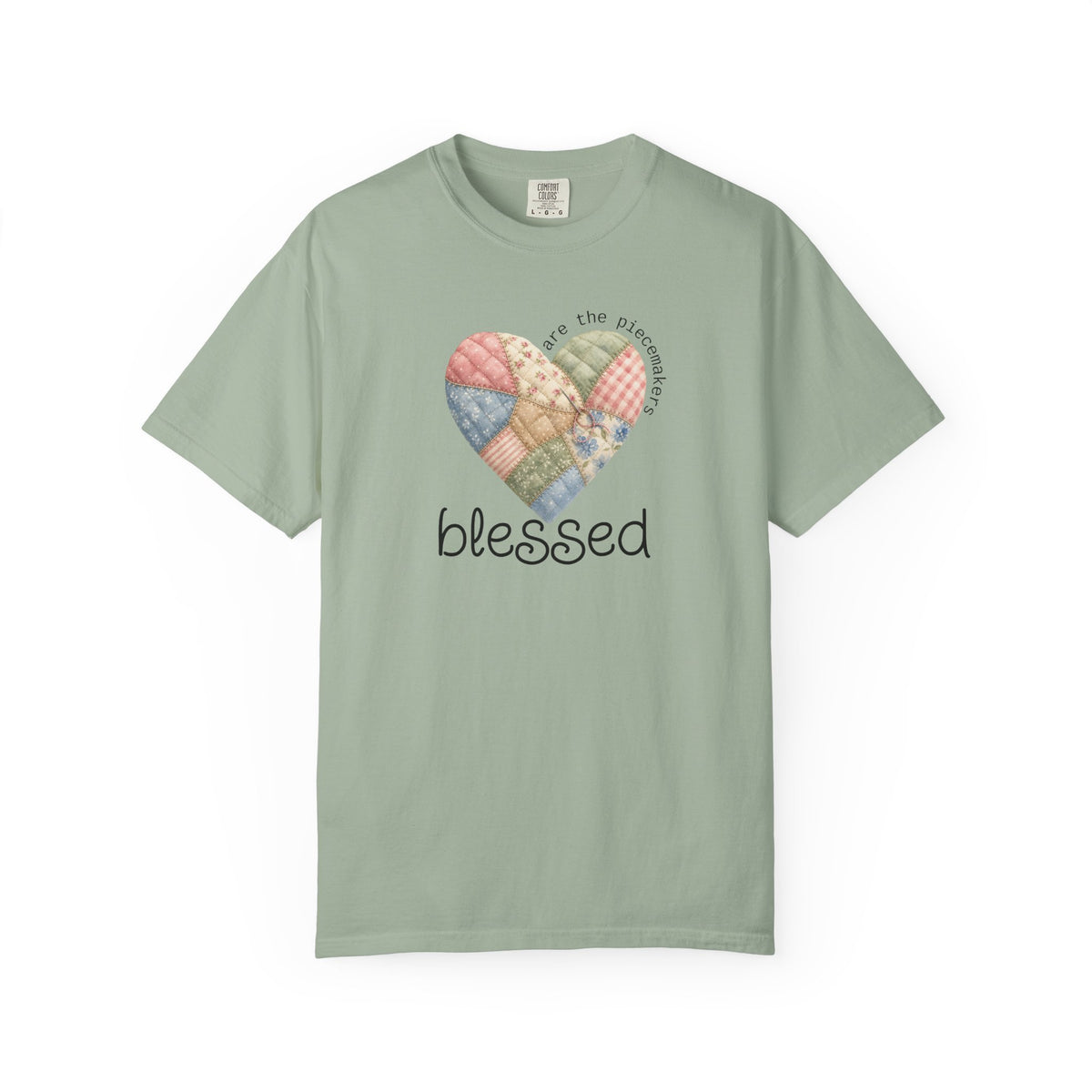 Blessed Patchwork Heart T-Shirt